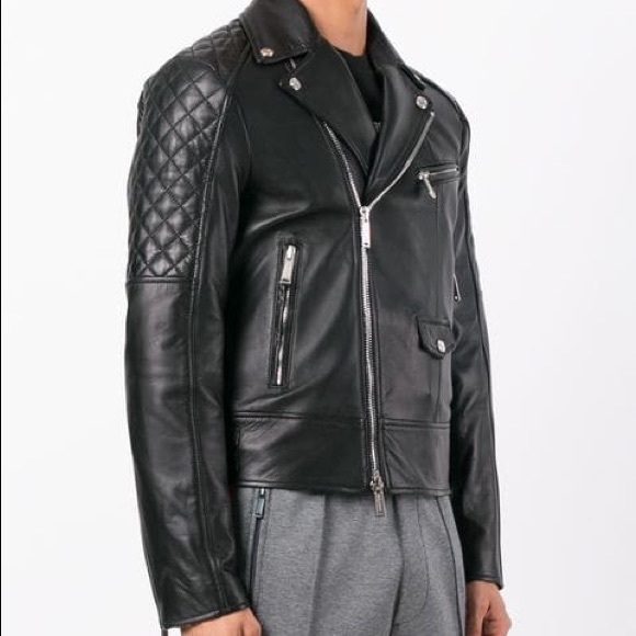 dsquared leather jacket